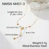 Conjunto de collar y pendientes con borla de estrella de ocho puntas incrustada de diamantes, bañado en oro, de acero inoxidable, transfronterizo, en oro y plata, combinación de estilo largo de lujo ligero