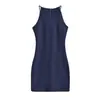 3457- Saia Sexy Estilo Europeu Justa ao Corpo Modeladora 2026 Primavera/Verão Novo Vestido Colete Feminino Cintura Marcada Emagrecedor