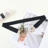 Em estoque Cinto com Fivela de Metal Feminino Ins Decorativo Terno Casaco Vestido Cintura Elástico Esticável Cintura Fina Selo