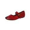 Zapatos Mary Jane de Piel de Vaca Suaves y Cómodos Llenos de Textura 2026 Otoño Planos Puntera Redonda Piel Genuina Zapatos de Correa Única para Mujer