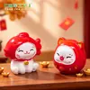 Paisaje en miniatura, linda figura de gato de la suerte de Año Nuevo, adorable decoración DIY, accesorio de bolsa sorpresa, pequeño adorno de escritorio o para coche