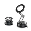 Suporte de Carro Multifuncional Rotativo Novo Modelo Transfronteiriço Dobrável Portátil com Ventosa Magnética para Celular para Transmissão ao Vivo e Assistir Dramas