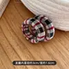 Anillo para Toalla Cuadros Banda de Goma Gruesa Alta Elasticidad y Duradero Cuerda para el Cabello Cubierta de Cuero para el Cabello Goma para el Cabello Sin Costuras Goma para el Cabello de Mujer