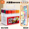 Marcadores acrílicos de color verdadero para estudiantes, bolígrafos de punta suave específicos para arte, bolígrafos para garabatear de preescolar, se pueden superponer sin que se transparente el papel