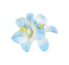 Novo Acessório de Cabelo Flor de Orquídea Dupla Estilo Boêmio Flor de Cabeça para Férias na Praia Acessórios de Cabelo com Flor Artificial Presilha Lateral para Mulheres