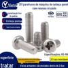 201 aço inoxidável cruz pan cabeça máquina parafuso cruz cabeça redonda máquina parafuso fábrica direta M3M4M5M6M8