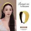 Faixa de Cabeça de Tecido Plissado com Aba Larga para Mulheres, Design de Coroa Alta Faz o Rosto Parecer Menor, Acessório de Cabelo Retro Francês, Novo Modelo 2026 para Uso Diário