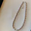 Pulsera de Bolas de Perla de Cristal Swarovski Rosa y Diamantes Manta para Mujer, Bola de Diamantes Brillantes Cielo Estrellado, Joyería de Mano de Estilo Chino Nuevo de Nicho de Lujo Ligero