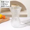 Adornos de Florero de Celebridad de Internet de Gama Alta Estilo Ins Gris Adornos de Florero Hidropónico para Sala de Estar Decoración del Hogar Florero Transparente