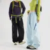 Pantalones de paracaidista anchos repelentes al agua para mujer, Pantalones cargo casuales de otoño/invierno para hombre, Pantalones deportivos de montaña desmontables
