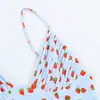 Comercio Exterior Transfronterizo Ropa de Mujer 2026 Moda Europea y Americana Ajustado Estampado Vestido Midi con Tirantes para Mujer F612488