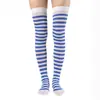 Medias de Rayas Altas hasta el Muslo para Halloween y Navidad, Medias Moldeadoras Cosplay por Encima de la Rodilla para Mujer, Adelgazantes y Moldeadoras para un Aspecto Delgado
