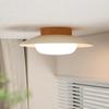Lámpara de balcón color crema, lámpara de techo, lámpara de pasillo estilo japonés, lámpara de pasillo con viento antiguo y silencioso, lámpara de entrada francesa