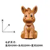 Talla de Madera Natural Dorada de Animales Pequeños, Artesanías de Madera, Adornos para Gabinetes de Vino, Decoraciones de Escritorio, un Regalo Imprescindible