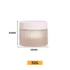Botella de Vacío para Loción 30ml-120ml Botella Tipo Bomba para Base de Maquillaje Mate 50g Botella Cosmética Botella Vacía para Esencia