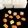 Mini Molde de Silicona para Pan Realista con Forma de Corazón Molde para Hornear Hot Dogs Molde de Silicona para Resina