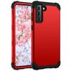 Funda para teléfono Samsung S21 de silicona PC tres en uno resistente a caídas Funda protectora ultra a prueba de golpes S21 Funda tres pruebas