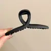 Grampo de Cabelo Elegante de Acrílico Formato Tubarão Grande Pegador para Mulheres com Acessórios de Cabelo de Luxo Adequado para Volume de Cabelo na Parte de Trás da Cabeça