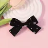 Tela Coreana Estampada en Blanco y Negro Lazo Accesorios Semi-Terminados para Tocados Ropa Zapatos Accesorios DIY Accesorios para Medias