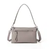Bolso de Mano Simple Transfronterizo del Sudeste Asiático para Viajar al Trabajo, Bolso de Hombro con Múltiples Compartimentos, Bolso de Mano y Bolso Cruzado de Mujer con Cremallera de Color Sólido