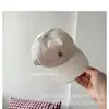 Boné de Baseball Simples Bordado com Letra Estilo Coreano para Crianças, Versátil para a Primavera, Adequado para Meninos e Meninas, Boné de Baseball com Proteção Solar para Uso Externo