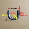 Gancho de Soldadura de Anillo en U de Hierro Sólido, Doblado de Barra de Hierro con Forma de Arco Semicircular, Gancho de Hebilla en U, Doblado de Barra de Oreja de Elevación