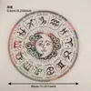 Venda Quente Transfronteiriça Produtos de Madeira Estilo Boêmio Impressão Colorida UV Formato de Carta de Tarô Quadro de Informações Enfeites de Madeira Artesanato