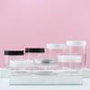 Frasco PET Transparente de Boca Larga para Creme Facial, Máscara de Argila, Máscara Capilar, Frasco para Creme Esfoliante, Pote para Doces e Nozes