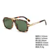 Gafas de Sol Metálicas Estilo Aviador, Montura Cuadrada Grande, Doble Puente, Varillas Huecas, Sombrilla Exterior Unisex, En Stock