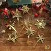 Decoraciones Navideñas, Estrella Dorada Tridimensional para la Punta del Árbol de Navidad, Accesorios para Decorar el Árbol de Navidad, Suministros para la Decoración de Escenas