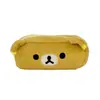 Estojo de Lápis Rilakkuma Fofo Vintage Estilo Japonês Feito Sob Medida para Estudantes, Bolsa de Pelúcia de Alto Valor, Design Único, Bolsa Estojo de Lápis Estilo Não Comum
