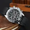 Reloj Laojia Yacht para Hombre de Seis Pines Multifunción Reloj de Moda Trendy para Hombre Reloj de Cuarzo de Silicona Venta al por Mayor de Fábrica