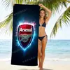 Toalla de Playa con Insignia de Club de Equipo de Fútbol de Amazon Transfronterizo Microfibra Estampado de Playa Toalla de Baño Toalla de Secado Rápido