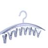 Meias secantes, cabide doméstico multi-clip, cabide sem costura, multifuncional meias antiderrapantes, roupas íntimas, meias de roupa interior rack