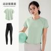Conjunto de Roupas de Yoga para Mulheres, Roupa Fitness Emagrecedora de Primavera, Traje Esportivo para Corrida, Treinamento de Pilates, Ciclismo, Roupa para Corrida Matinal