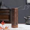 Quemador de incienso de aleación Xiangyun del Sutra del Corazón, incienso, línea de incienso, soporte de incienso, caja de incienso, caja de sándalo, adornos creativos para la ceremonia del té