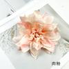 Pintura al Óleo Cabeza de Dalia DIY Dalia Flor Falsa Tocado Horquilla Flor Material Accesorios Hogar Fotografía Floricultura Atrezzo