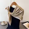Nuevo Bufanda Cuadrada Grande Estampada de Satén Imitación Seda Profesional para Primavera y Otoño Bufanda de Seda Chal Pañuelo para la Cabeza Protector de Cuello Bufanda para el Cuello Bufanda Decorativa