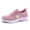 Zapatos para Mujer en Primavera y Otoño, Transpirables Casuales Deportivos Zapatos Planos de Tela Old Beijing, Suelas Suaves, Cómodos Slip-On Zapatos de Malla Fly-Knit