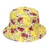 Chapéu de Pescador Masculino e Feminino com Estampa de Leopardo Nova Transfronteiriça Casual Chapéu de Sol Personalizado Proteção Solar Chapéu Balde Moda Combina com Tudo