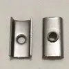 Tuerca de inserción para tubo cuadrado de chapa metálica conector de soldadura interior de tubo pieza dentada de rosca interior acero inoxidable manguito interior de tubo redondo rosca tuerca empotrada