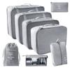 Bolsa de armazenamento portátil de grande capacidade Bolsa de viagem dobrável Conjunto de sete peças Bolsa de armazenamento Bolsa de armazenamento Grande capacidade Alto nível de senso