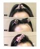 Celebridad de Internet ins Artefacto Esponjoso para la Raíz del Cabello No Daña el Cabello Horquilla sin Marcas Almohadilla Fijadora Flequillo Frente Rulos Horquilla Dosel para la Cabeza