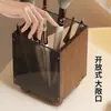 Organizador de mesa, porta-canetas de grande capacidade, organizador de mesa de escritório, caixa de armazenamento de material de escritório, organizador de material de mesa para estudantes