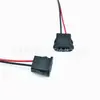Conector hembra de hebilla ovalada Tipo-C/LN-03 con cable de salida de 2P para entrada de alimentación de equipo montado en panel