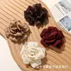 Estilo Coreano Tela Suave Sensación Perezosa Lunares Camelia Pinza de Garra DIY Accesorios para el Cabello Zapatos Sombreros Broche Ropa Accesorios de Flores