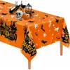 Mantel de Halloween Engrosado Personalizado Mantel de Plástico Desechable Impermeable Lindo Calabaza Fantasma Fiesta de Cumpleaños al Aire Libre