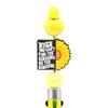 Nuevos accesorios decorativos de papelería de girasol inspiradores, cuentas, cuentas sueltas, cuentas quemadas de doble cara, cuentas de goma suave de PVC, abalorios