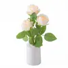 Lâmpada Rosa LED Rosa Criativa Luz Noturna de Rosa Flor Decorativa Lâmpada de Mesa Presente de Dia dos Namorados Quarto Cabeceira