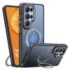 360 grados La carcasa Fulcrum es adecuada para Samsung S26Ultra Funda para teléfono móvil esmerilada Más soporte de amortiguación magnética Anticaída 25U